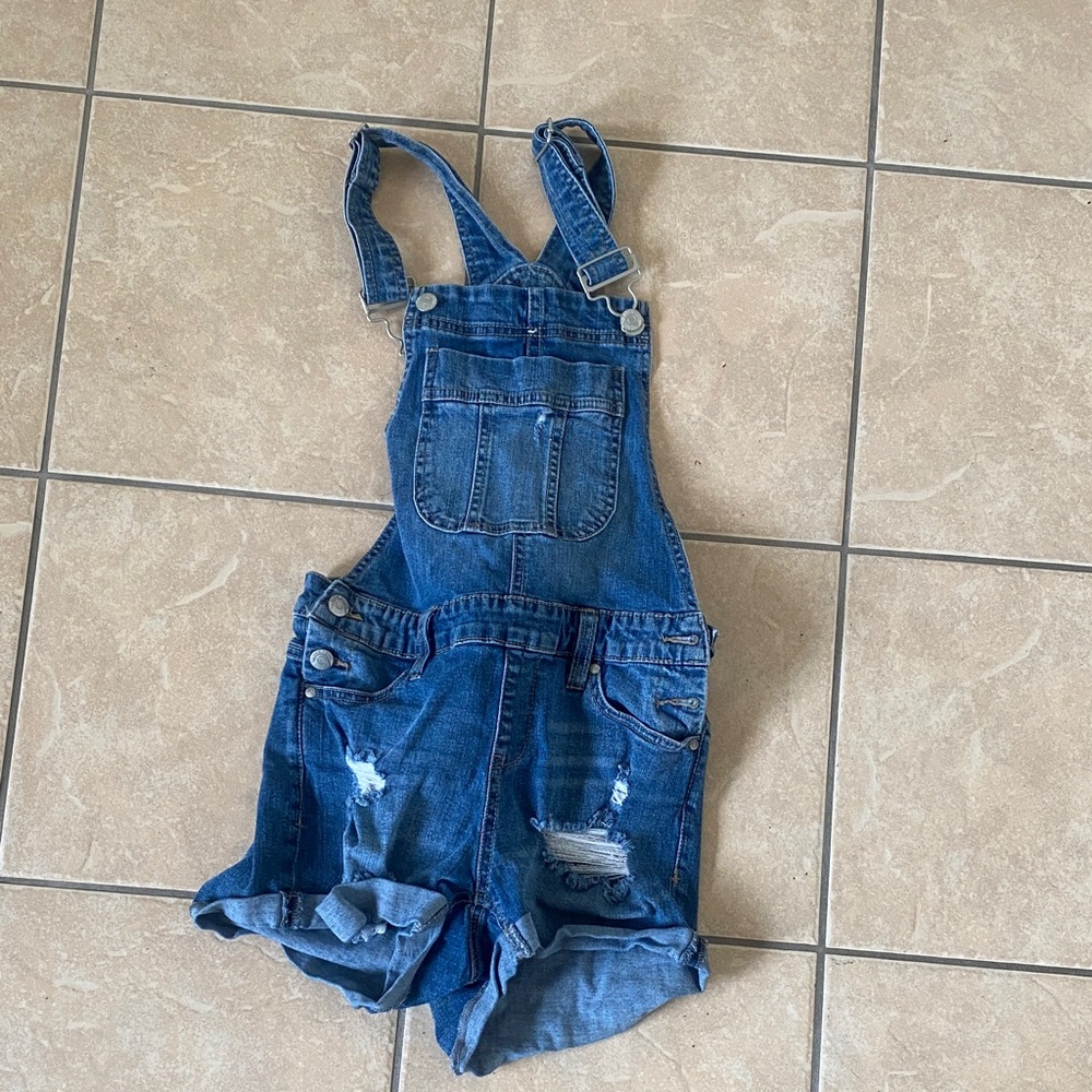 Blue Spice Women's Blue Denim Overalls